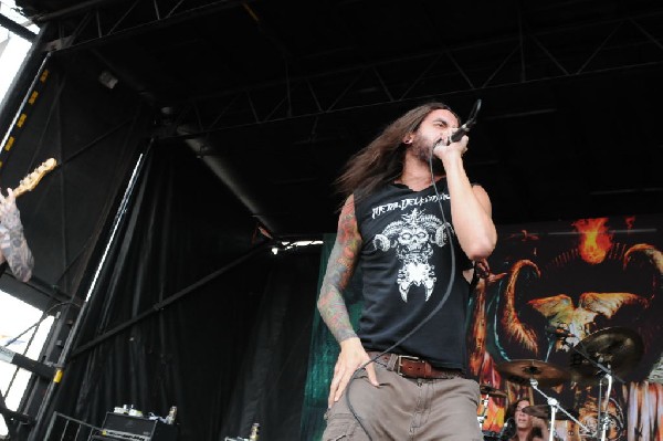 Job For A Cowboy at the Mayhem Festival 2009 at the AT&T Center, San An