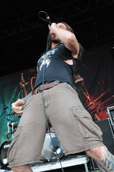 Job For A Cowboy at the Mayhem Festival 2009 at the AT&T Center, San An