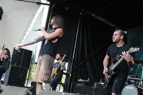Job For A Cowboy at the Mayhem Festival 2009 at the AT&T Center, San An
