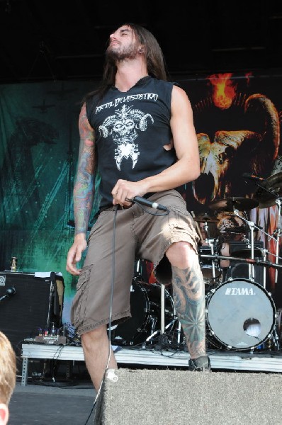 Job For A Cowboy at the Mayhem Festival 2009 at the AT&T Center, San An