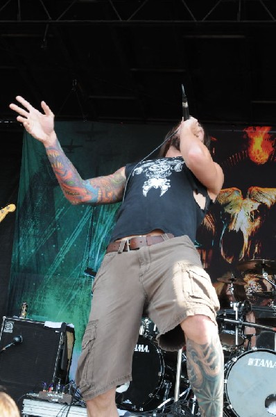 Job For A Cowboy at the Mayhem Festival 2009 at the AT&T Center, San An