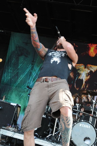 Job For A Cowboy at the Mayhem Festival 2009 at the AT&T Center, San An