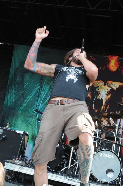 Job For A Cowboy at the Mayhem Festival 2009 at the AT&T Center, San An