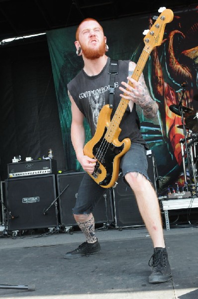 Job For A Cowboy at the Mayhem Festival 2009 at the AT&T Center, San An