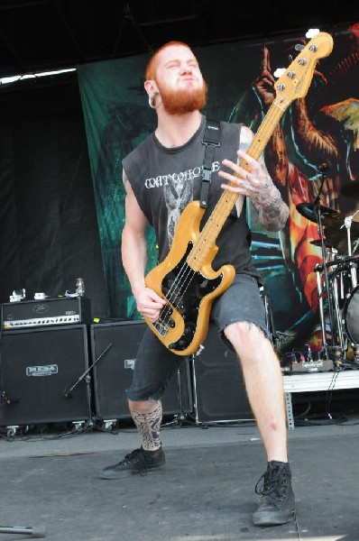 Job For A Cowboy at the Mayhem Festival 2009 at the AT&T Center, San An