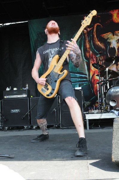 Job For A Cowboy at the Mayhem Festival 2009 at the AT&T Center, San An