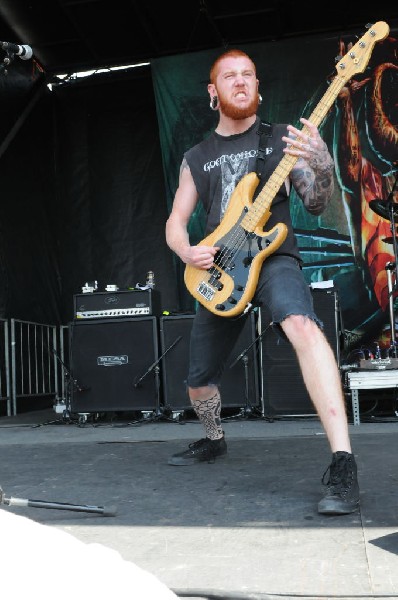 Job For A Cowboy at the Mayhem Festival 2009 at the AT&T Center, San An