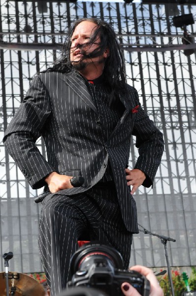 Jonathan Davis at Ozzfest 2008, Pizza Hut Park, Frisco, Texas