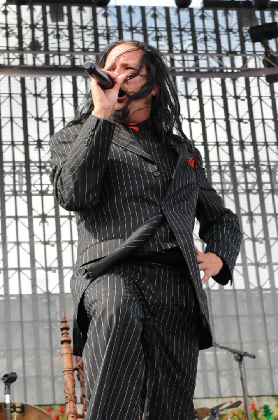Jonathan Davis at Ozzfest 2008, Pizza Hut Park, Frisco, Texas
