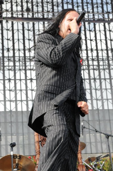 Jonathan Davis at Ozzfest 2008, Pizza Hut Park, Frisco, Texas
