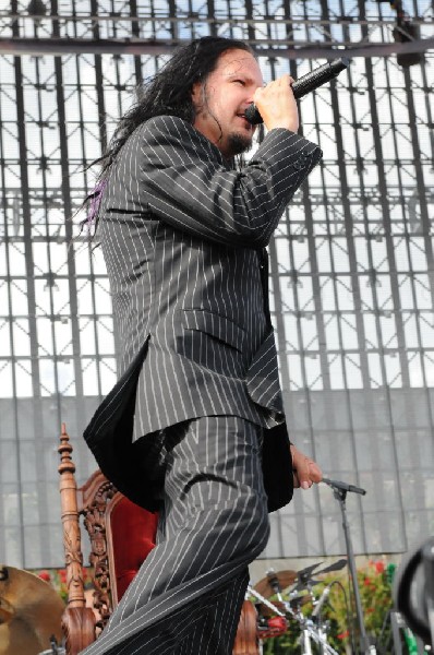 Jonathan Davis at Ozzfest 2008, Pizza Hut Park, Frisco, Texas