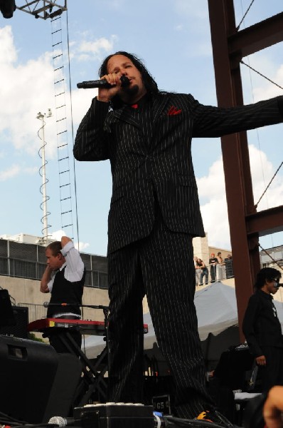 Jonathan Davis at Ozzfest 2008, Pizza Hut Park, Frisco, Texas