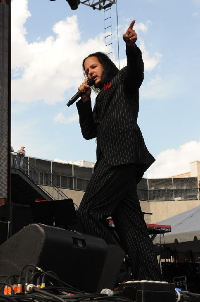 Jonathan Davis at Ozzfest 2008, Pizza Hut Park, Frisco, Texas