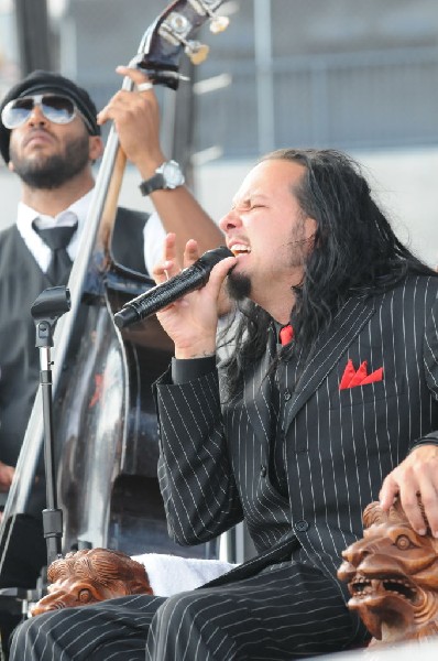Jonathan Davis at Ozzfest 2008, Pizza Hut Park, Frisco, Texas