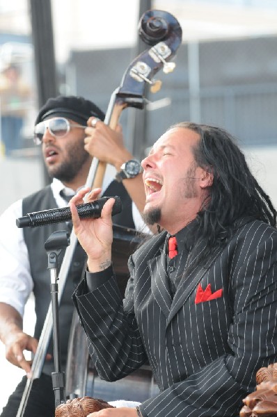 Jonathan Davis at Ozzfest 2008, Pizza Hut Park, Frisco, Texas