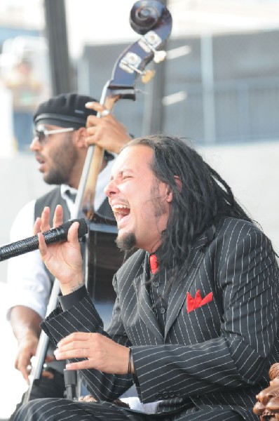 Jonathan Davis at Ozzfest 2008, Pizza Hut Park, Frisco, Texas