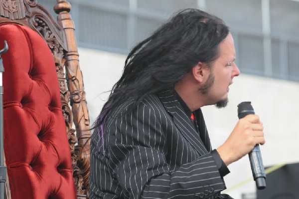 Jonathan Davis at Ozzfest 2008, Pizza Hut Park, Frisco, Texas