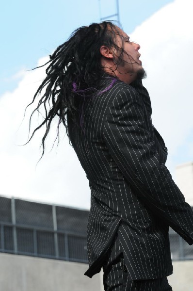 Jonathan Davis at Ozzfest 2008, Pizza Hut Park, Frisco, Texas