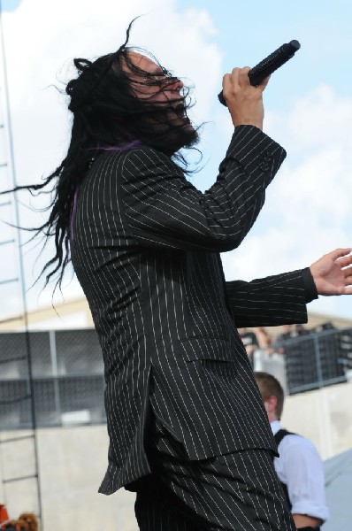 Jonathan Davis at Ozzfest 2008, Pizza Hut Park, Frisco, Texas