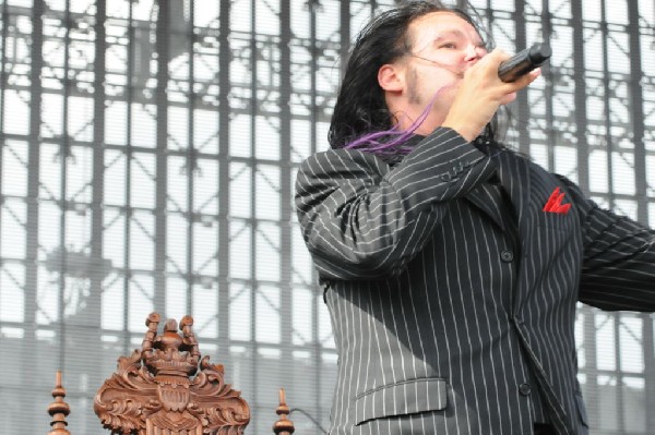 Jonathan Davis at Ozzfest 2008, Pizza Hut Park, Frisco, Texas