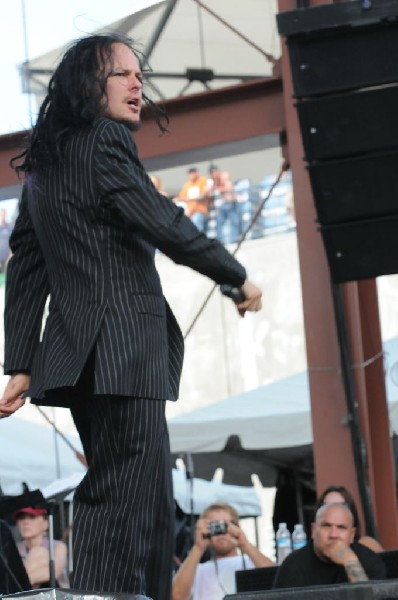 Jonathan Davis at Ozzfest 2008, Pizza Hut Park, Frisco, Texas