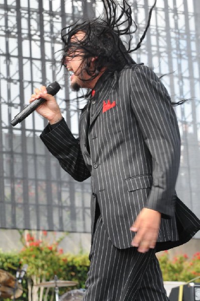 Jonathan Davis at Ozzfest 2008, Pizza Hut Park, Frisco, Texas