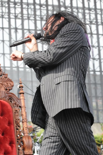 Jonathan Davis at Ozzfest 2008, Pizza Hut Park, Frisco, Texas