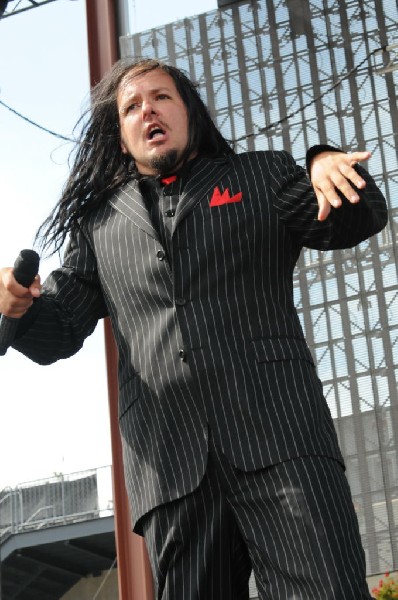 Jonathan Davis at Ozzfest 2008, Pizza Hut Park, Frisco, Texas