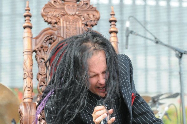 Jonathan Davis at Ozzfest 2008, Pizza Hut Park, Frisco, Texas