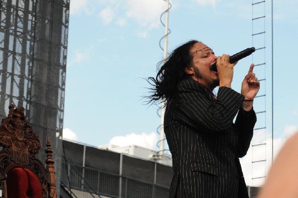 Jonathan Davis at Ozzfest 2008, Pizza Hut Park, Frisco, Texas