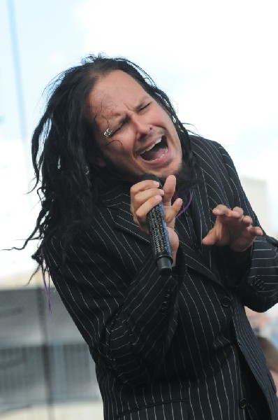 Jonathan Davis at Ozzfest 2008, Pizza Hut Park, Frisco, Texas