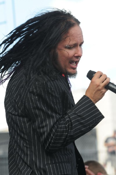 Jonathan Davis at Ozzfest 2008, Pizza Hut Park, Frisco, Texas