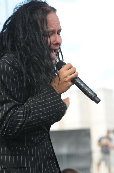 Jonathan Davis at Ozzfest 2008, Pizza Hut Park, Frisco, Texas