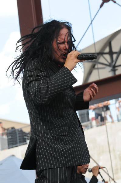 Jonathan Davis at Ozzfest 2008, Pizza Hut Park, Frisco, Texas