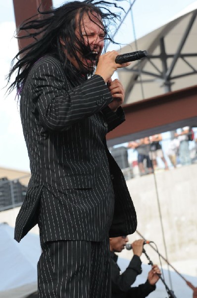 Jonathan Davis at Ozzfest 2008, Pizza Hut Park, Frisco, Texas