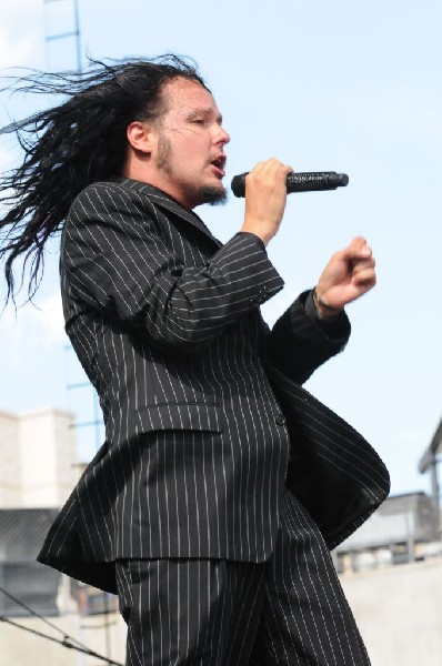 Jonathan Davis at Ozzfest 2008, Pizza Hut Park, Frisco, Texas