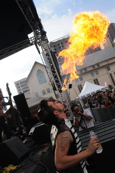 The Koffin Kats at the Freak Show Festival, Austin, Texas 10/23/10 - photo