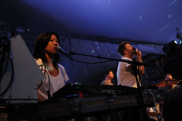 LCD Soundsystem at Stubb's BarBQ, Austin, Texas 06/08/10 - photo by Jeff Ba