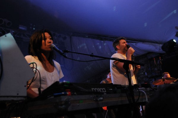 LCD Soundsystem at Stubb's BarBQ, Austin, Texas 06/08/10 - photo by Jeff Ba