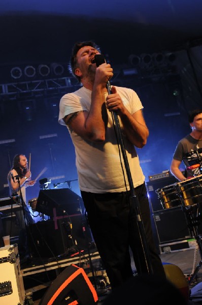LCD Soundsystem at Stubb's BarBQ, Austin, Texas 06/08/10 - photo by Jeff Ba