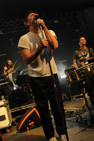 LCD Soundsystem at Stubb's BarBQ, Austin, Texas 06/08/10 - photo by Jeff Ba