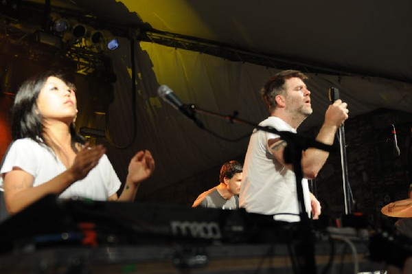LCD Soundsystem at Stubb's BarBQ, Austin, Texas 06/08/10 - photo by Jeff Ba