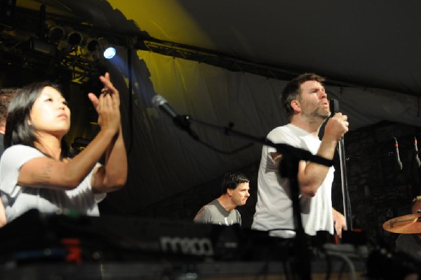 LCD Soundsystem at Stubb's BarBQ, Austin, Texas 06/08/10 - photo by Jeff Ba