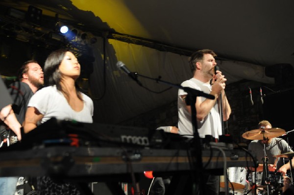 LCD Soundsystem at Stubb's BarBQ, Austin, Texas 06/08/10 - photo by Jeff Ba