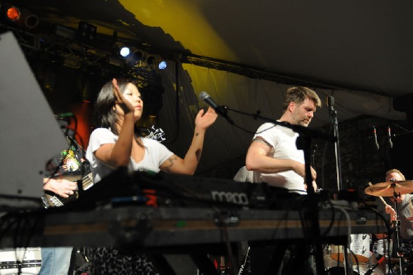 LCD Soundsystem at Stubb's BarBQ, Austin, Texas 06/08/10 - photo by Jeff Ba