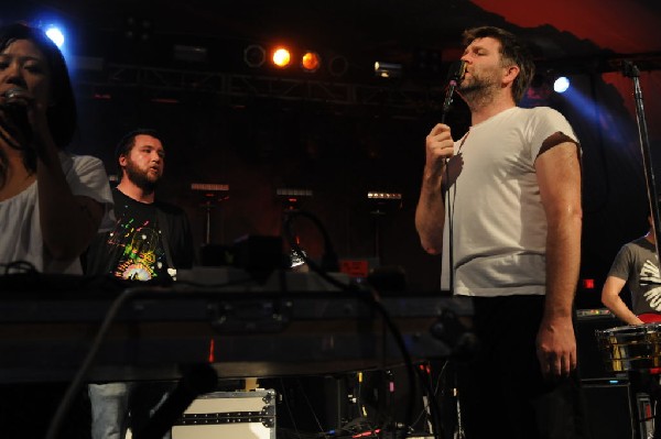 LCD Soundsystem at Stubb's BarBQ, Austin, Texas 06/08/10 - photo by Jeff Ba
