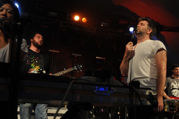 LCD Soundsystem at Stubb's BarBQ, Austin, Texas 06/08/10 - photo by Jeff Ba