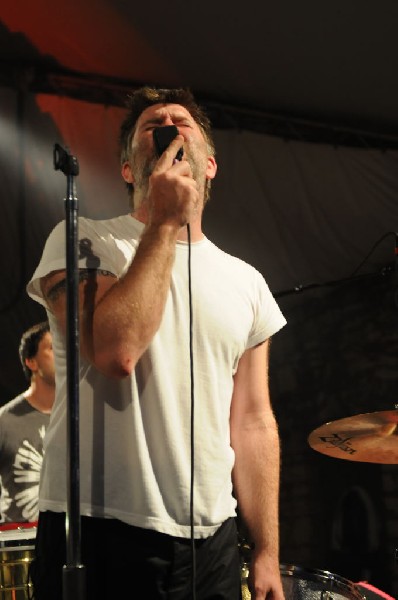 LCD Soundsystem at Stubb's BarBQ, Austin, Texas 06/08/10 - photo by Jeff Ba