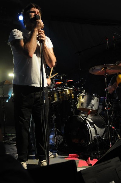 LCD Soundsystem at Stubb's BarBQ, Austin, Texas 06/08/10 - photo by Jeff Ba