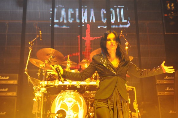 Lacuna Coil at ACL Live at the Moody Theater, Austin, Texas 03/03/2012